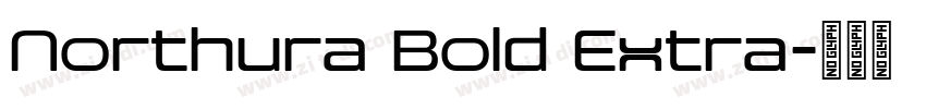 Northura Bold Extra字体转换